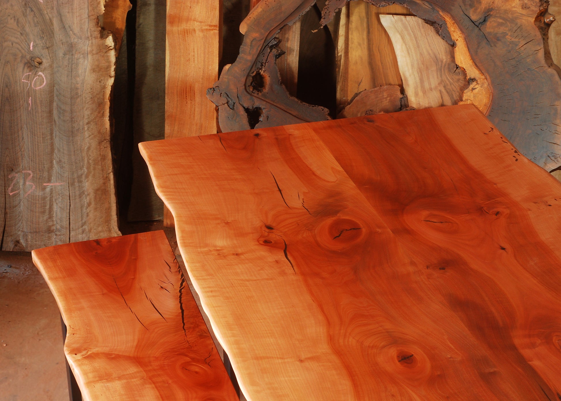 Bookmatch Live Edge Table - Madrone5