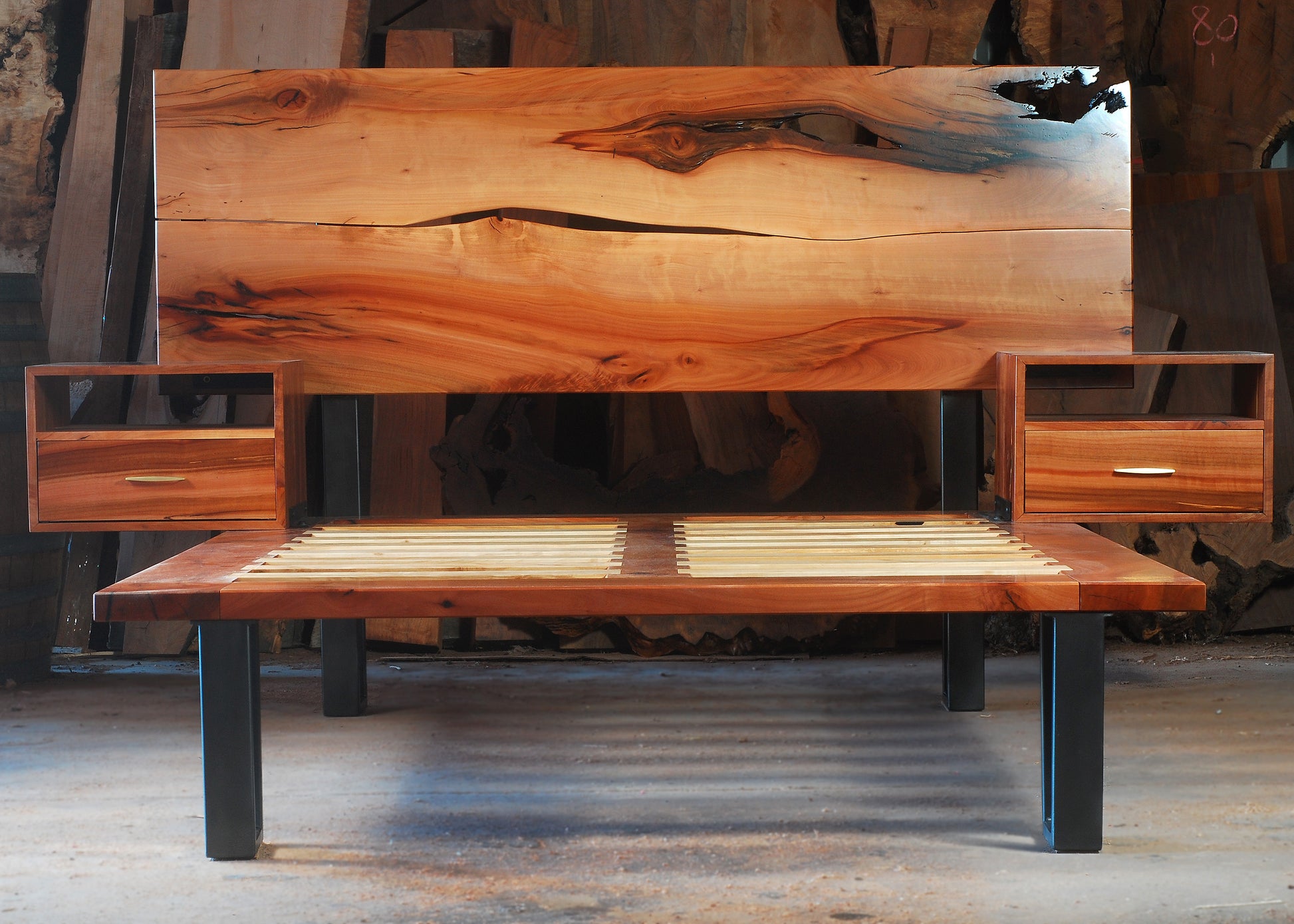 Madrone Live Edge Headboard2