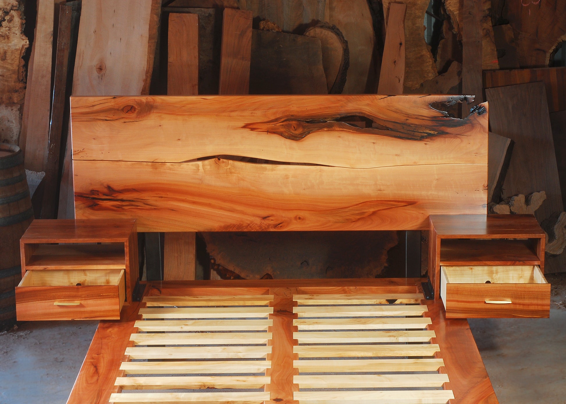Madrone Live Edge Headboard4
