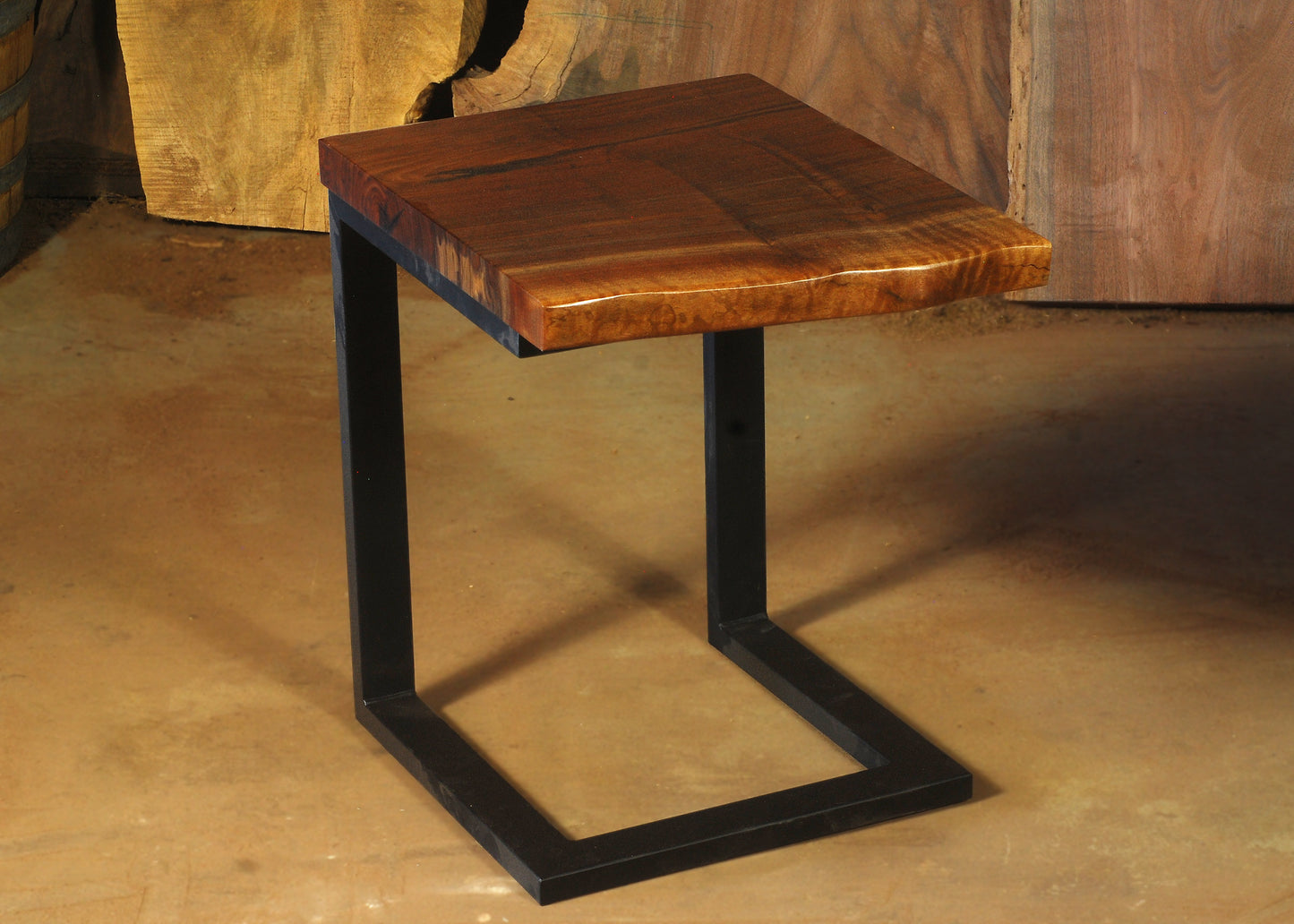 Live Edge End Table