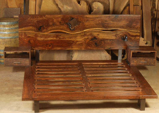 Walnut Live Edge Headboard1