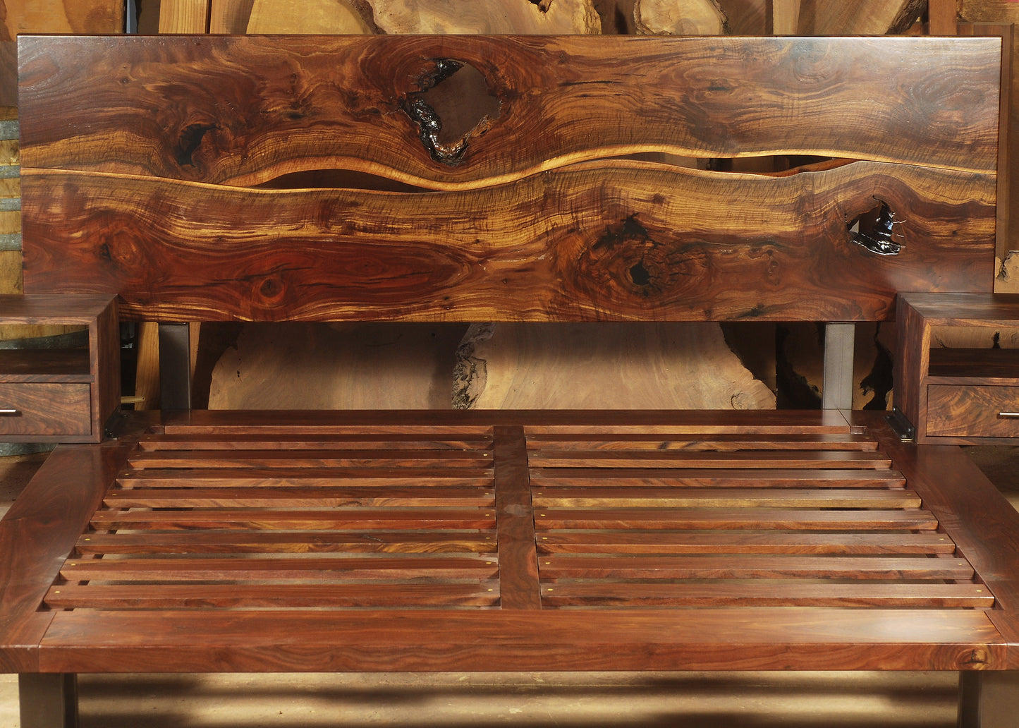 Walnut Live Edge Headboard2