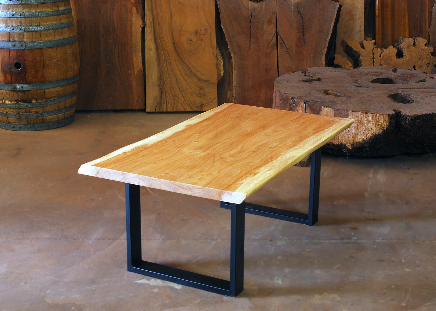 Live edge coffee table