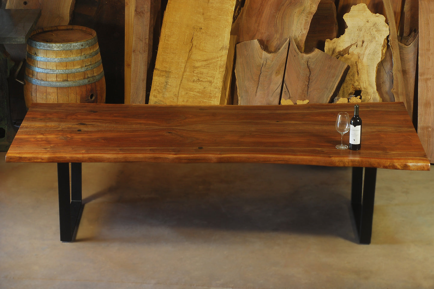 Bookmatch Live Edge Dining Table2