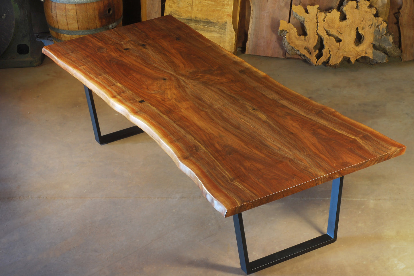 Bookmatch Live Edge Dining Table7