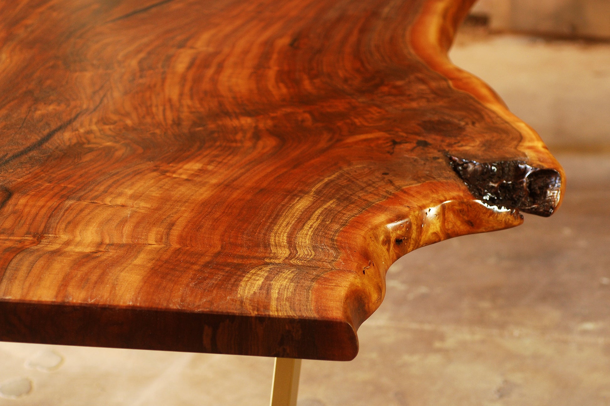 Walnut slab dining table6