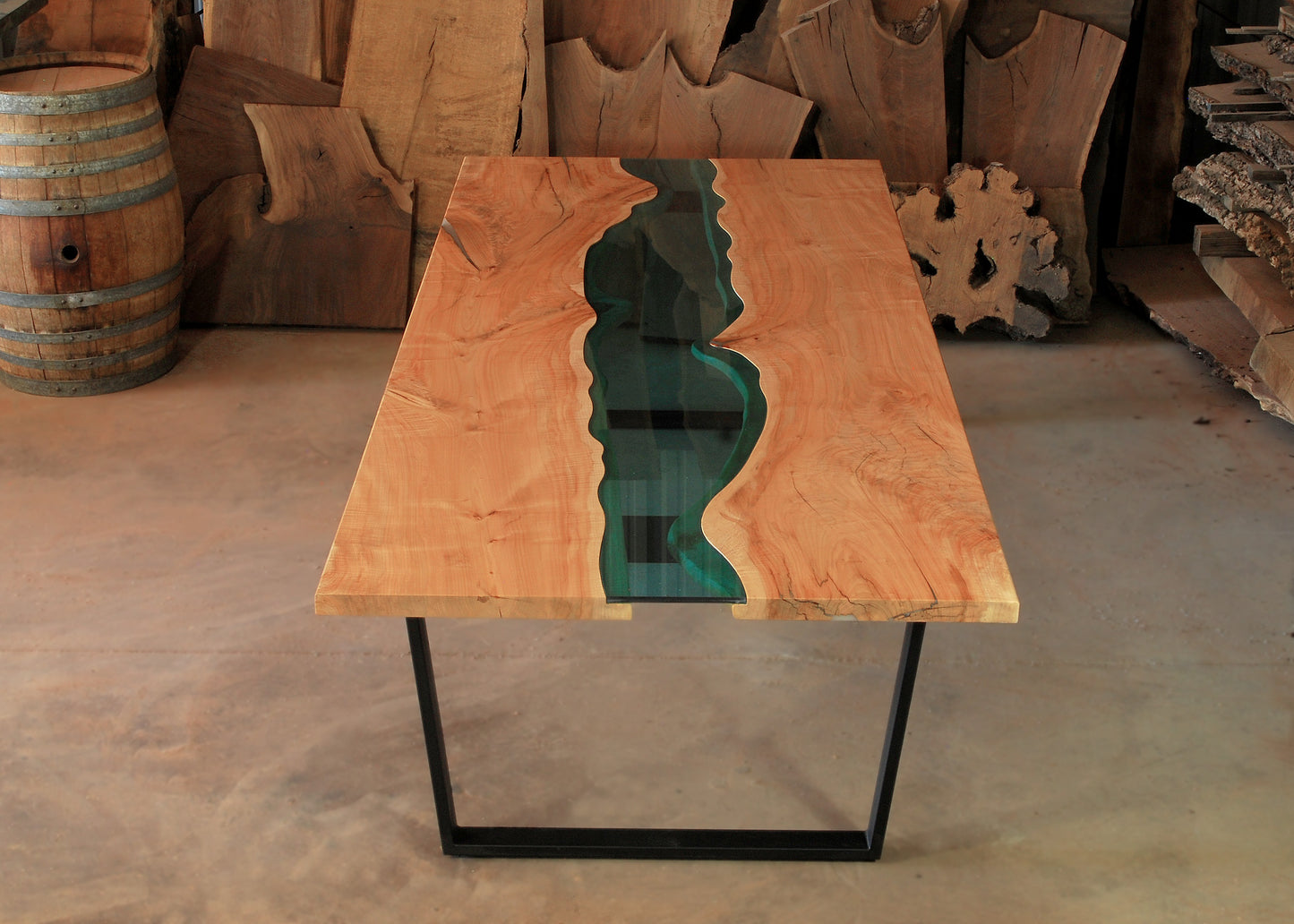Glass River Table - Maple6