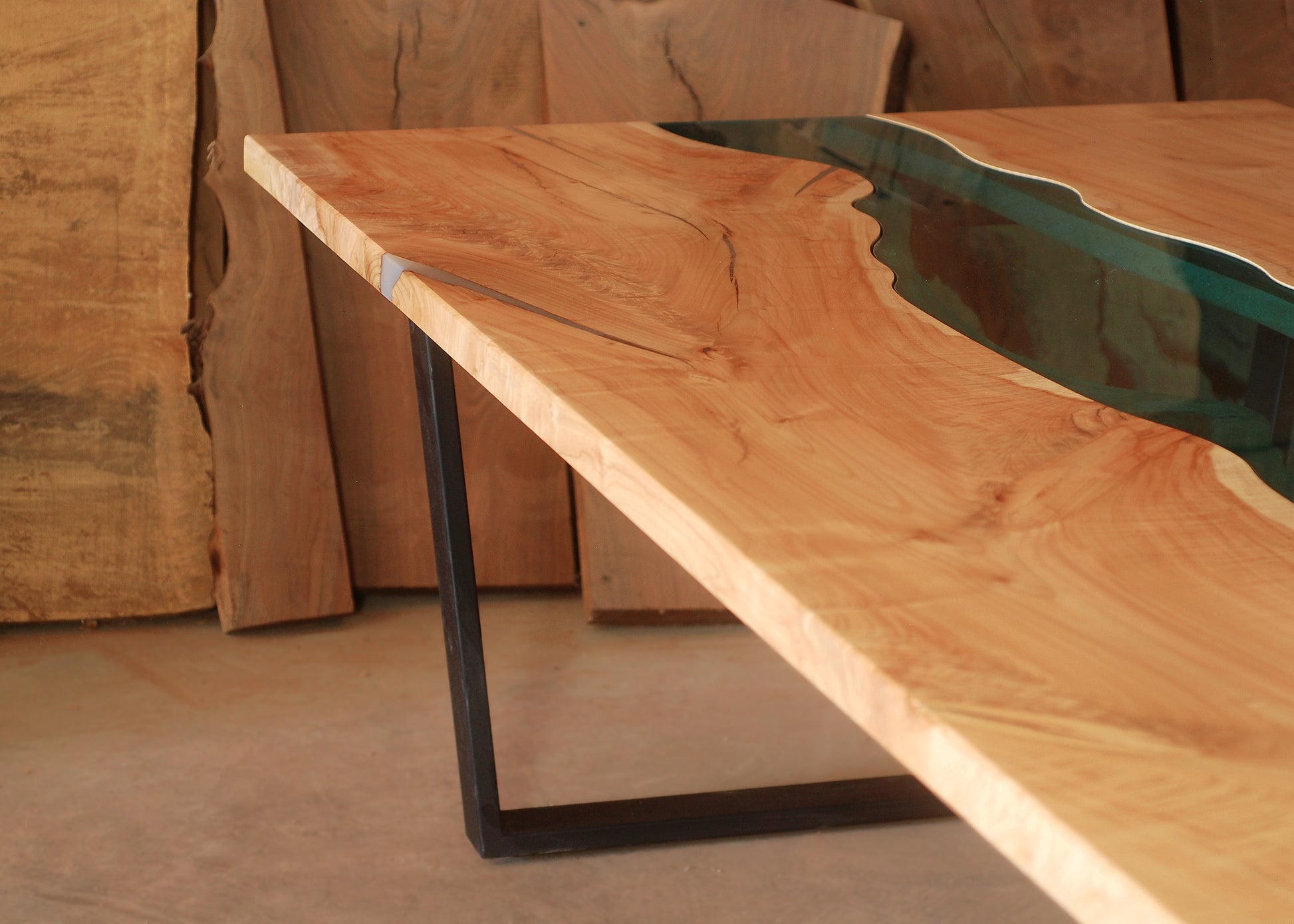 Glass River Table - Maple5
