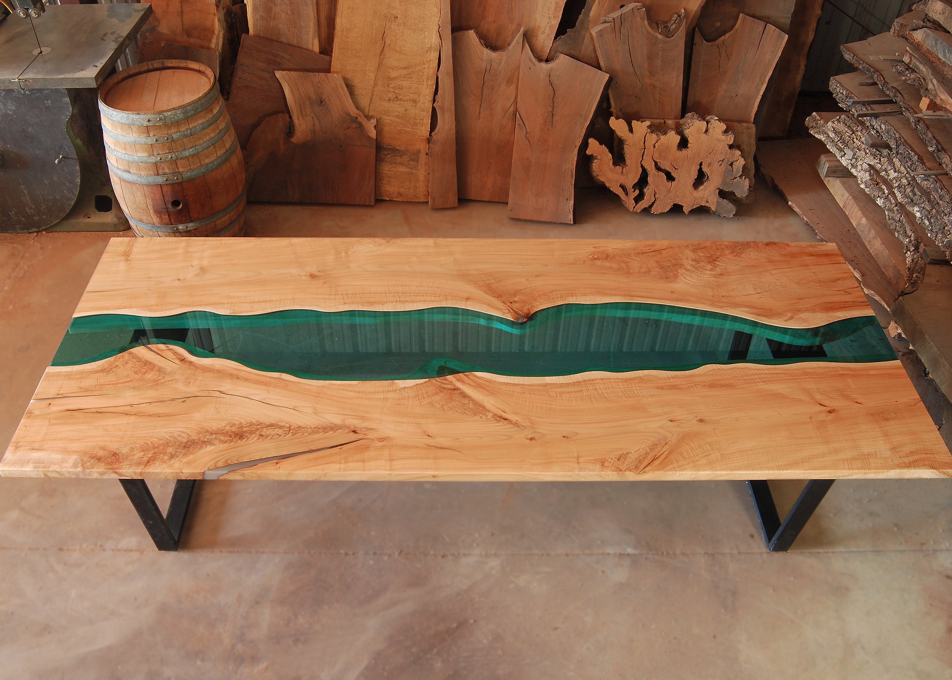 Glass River Table - Maple4