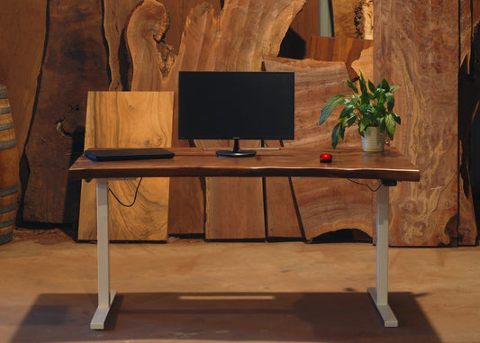 Live edge desk